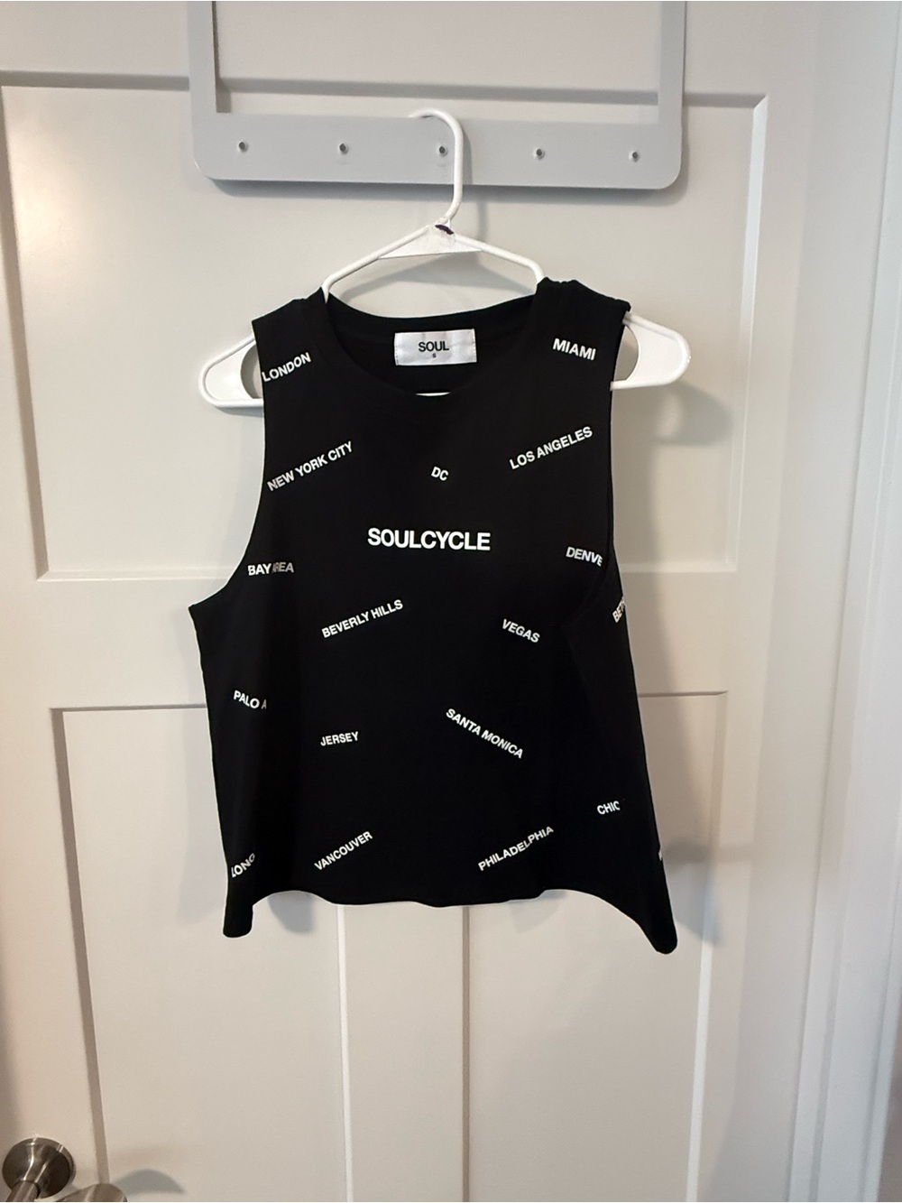 Soul  Black Logo City-Print Muscle Tank